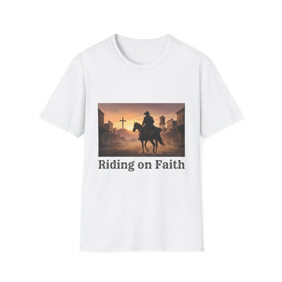 Western Riding on Faith Graphic Tee