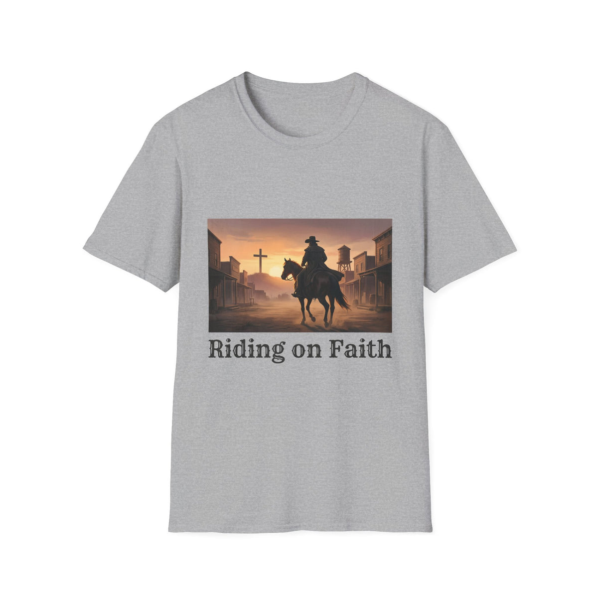 Western Riding on Faith Graphic Tee
