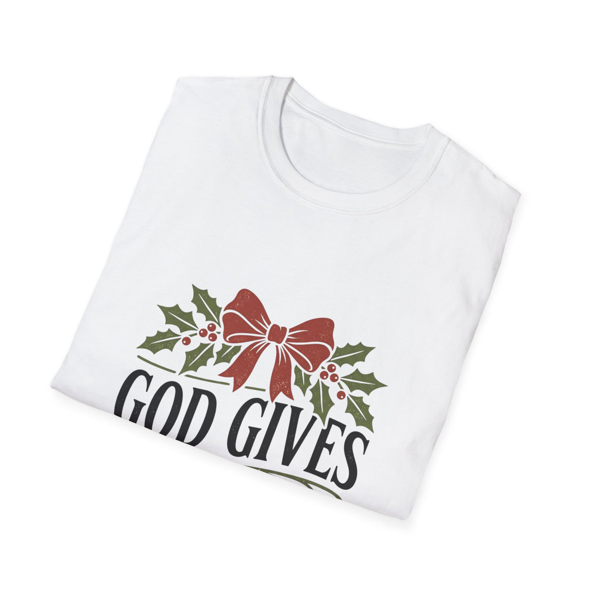 Christmas T-Shirt - "God Gives the Best Gifts" Holiday Tee