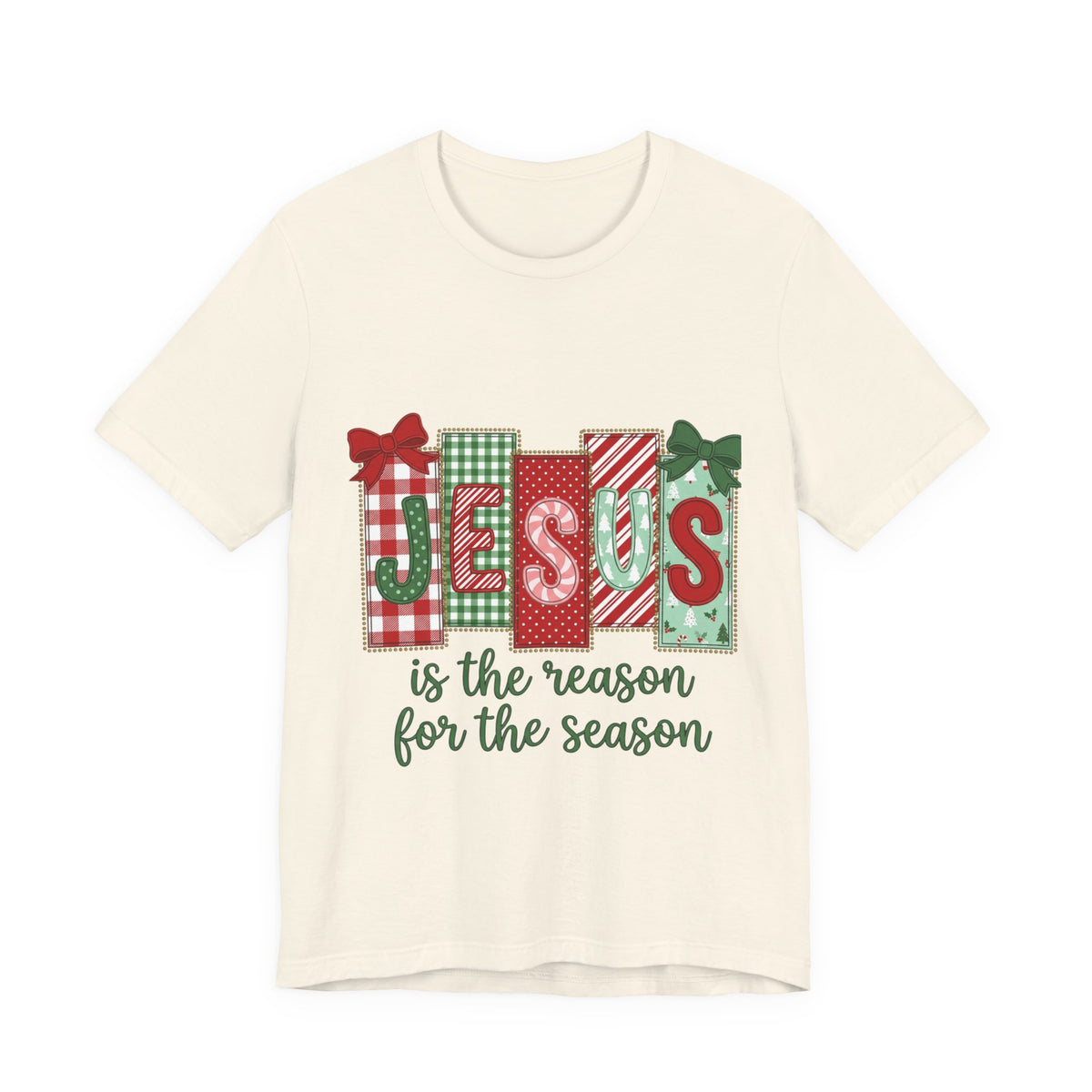 Christmas Jesus Tee - "Jesus Is the Reason for the Season" Holiday Shirt