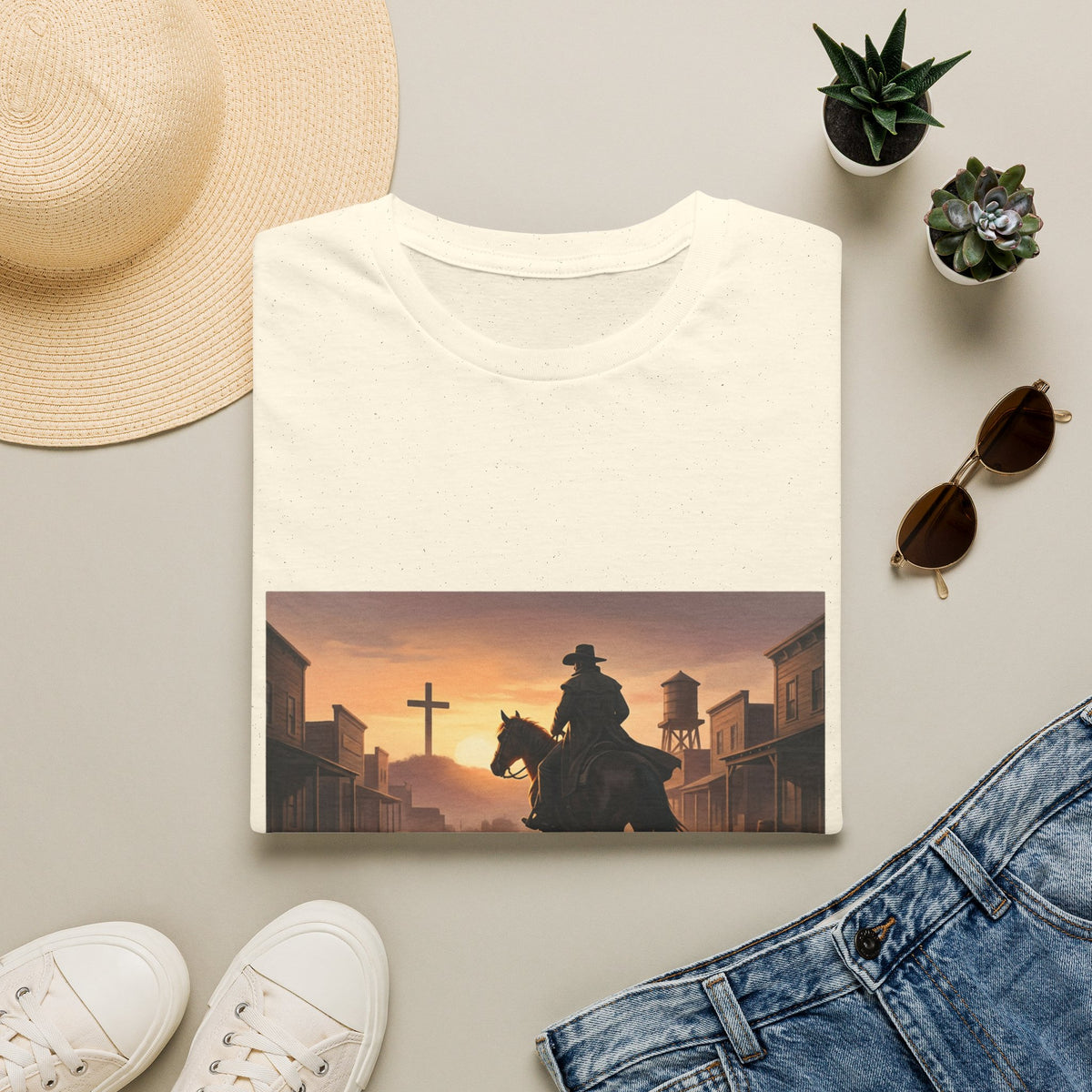 Western Riding on Faith Graphic Tee