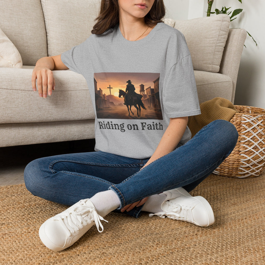 Western Riding on Faith Graphic Tee