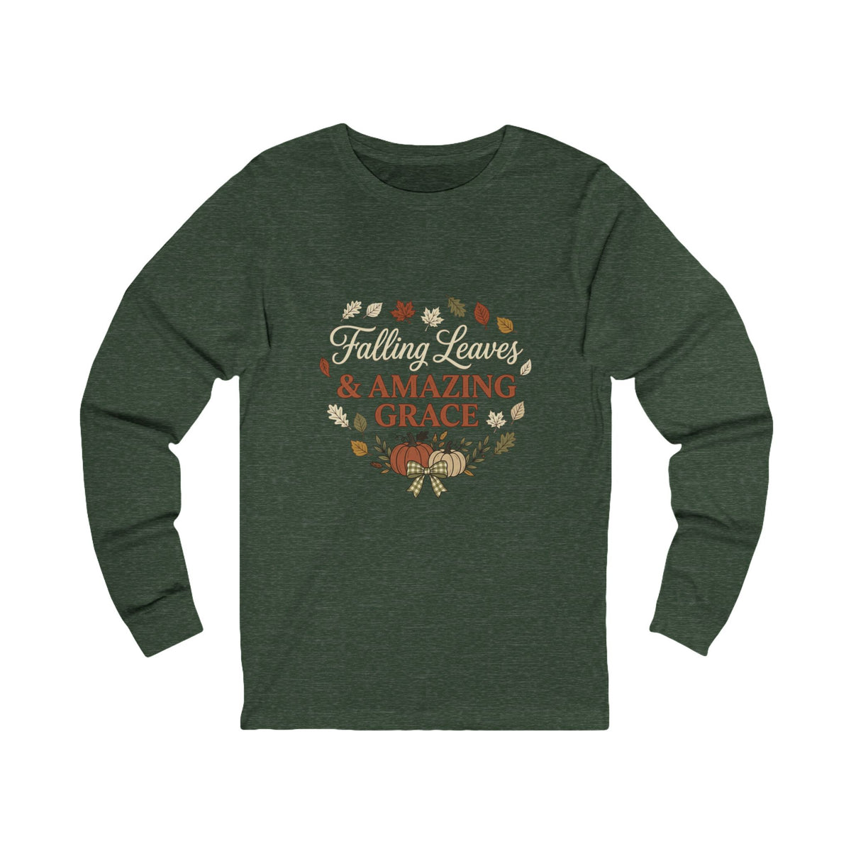 Falling Leaves & Amazing Grace Long Sleeve Tee