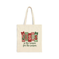 Christmas Jesus Tote Bag — "Jesus Is the Reason for the Season" Canvas Shopper
