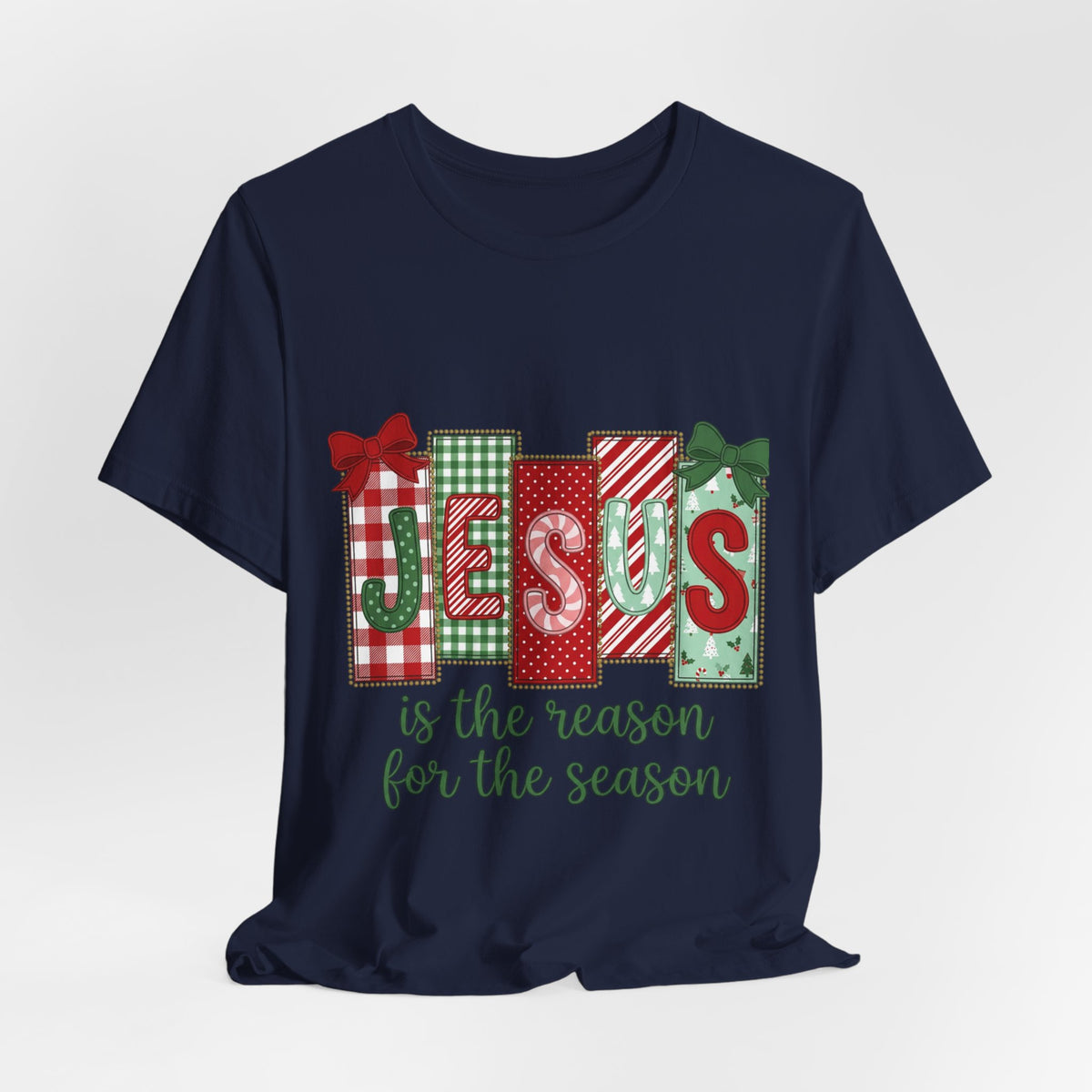 Christmas Jesus Tee - "Jesus Is the Reason for the Season" Holiday Shirt