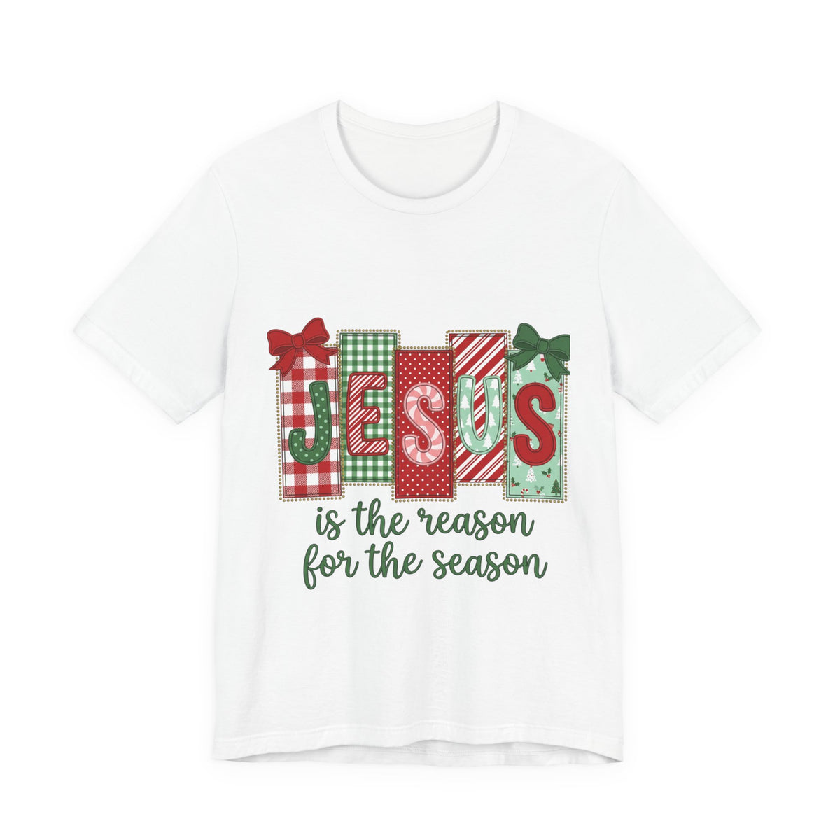 Christmas Jesus Tee - "Jesus Is the Reason for the Season" Holiday Shirt