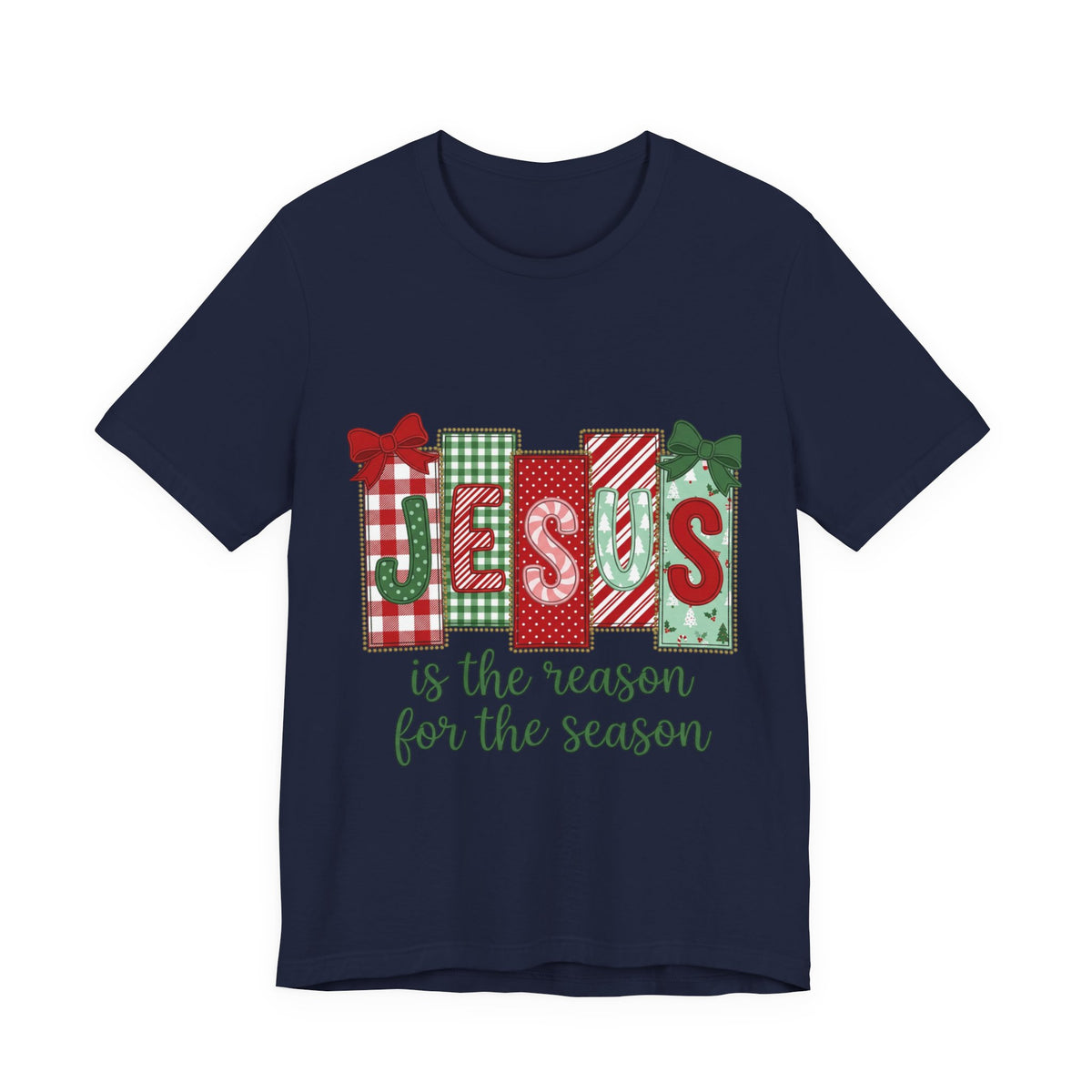 Christmas Jesus Tee - "Jesus Is the Reason for the Season" Holiday Shirt