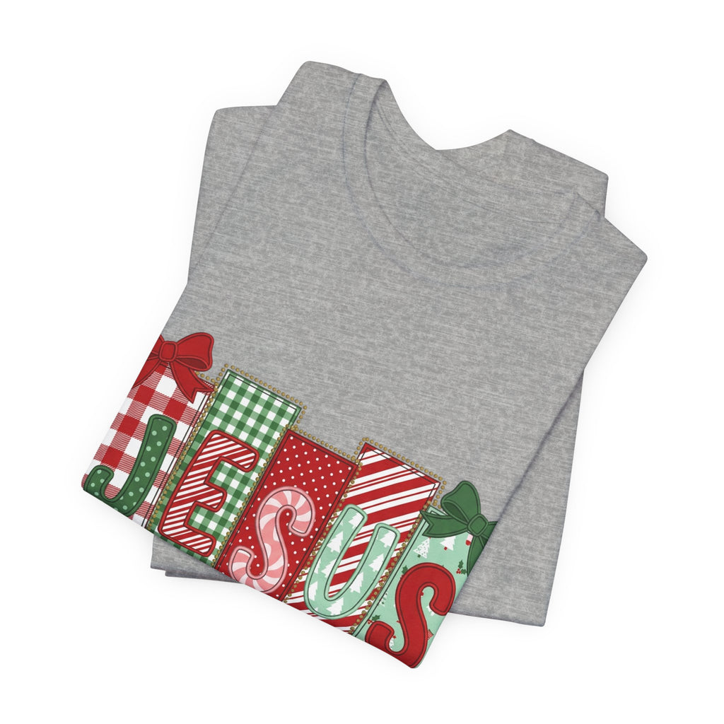 Christmas Jesus Tee - "Jesus Is the Reason for the Season" Holiday Shirt