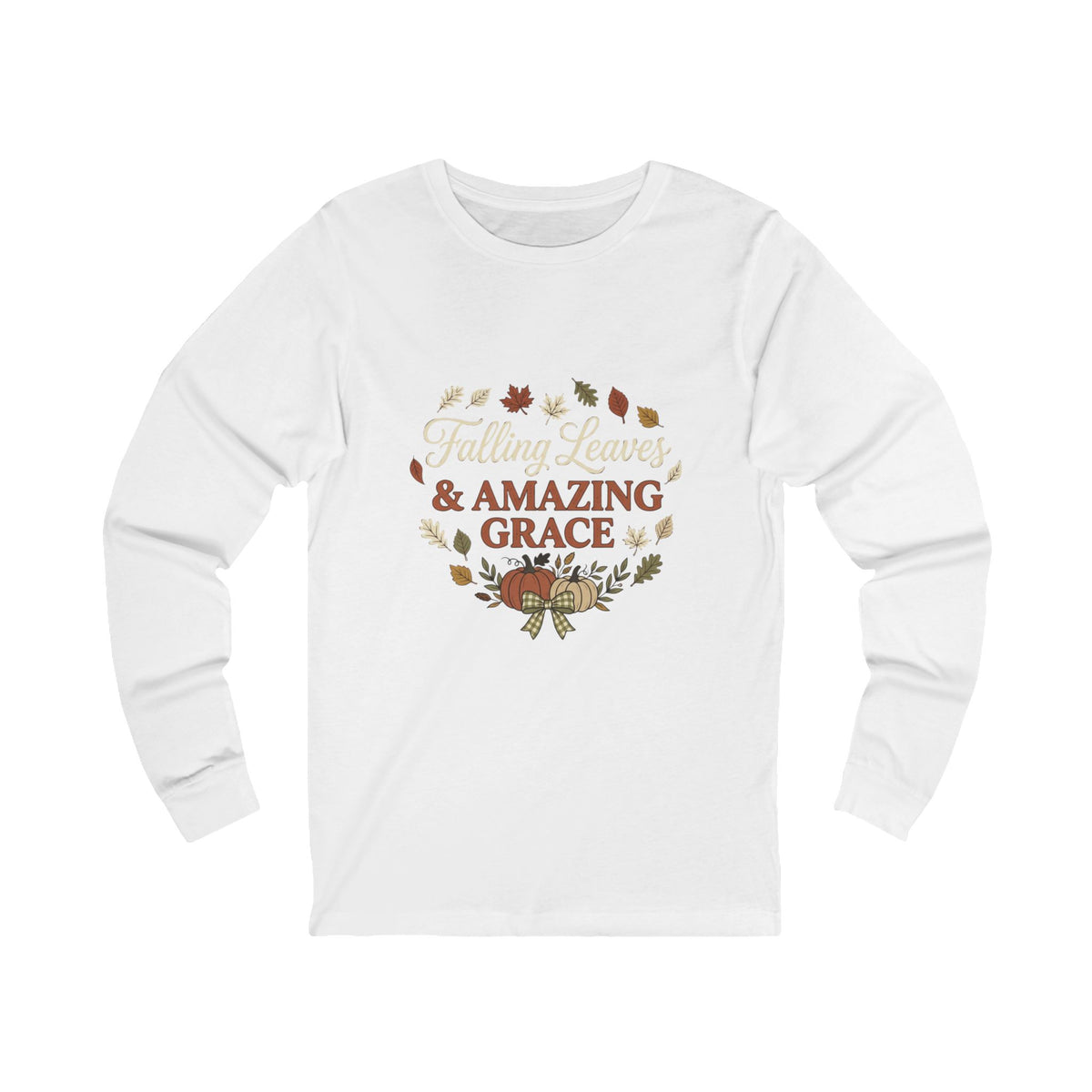 Falling Leaves & Amazing Grace Long Sleeve Tee