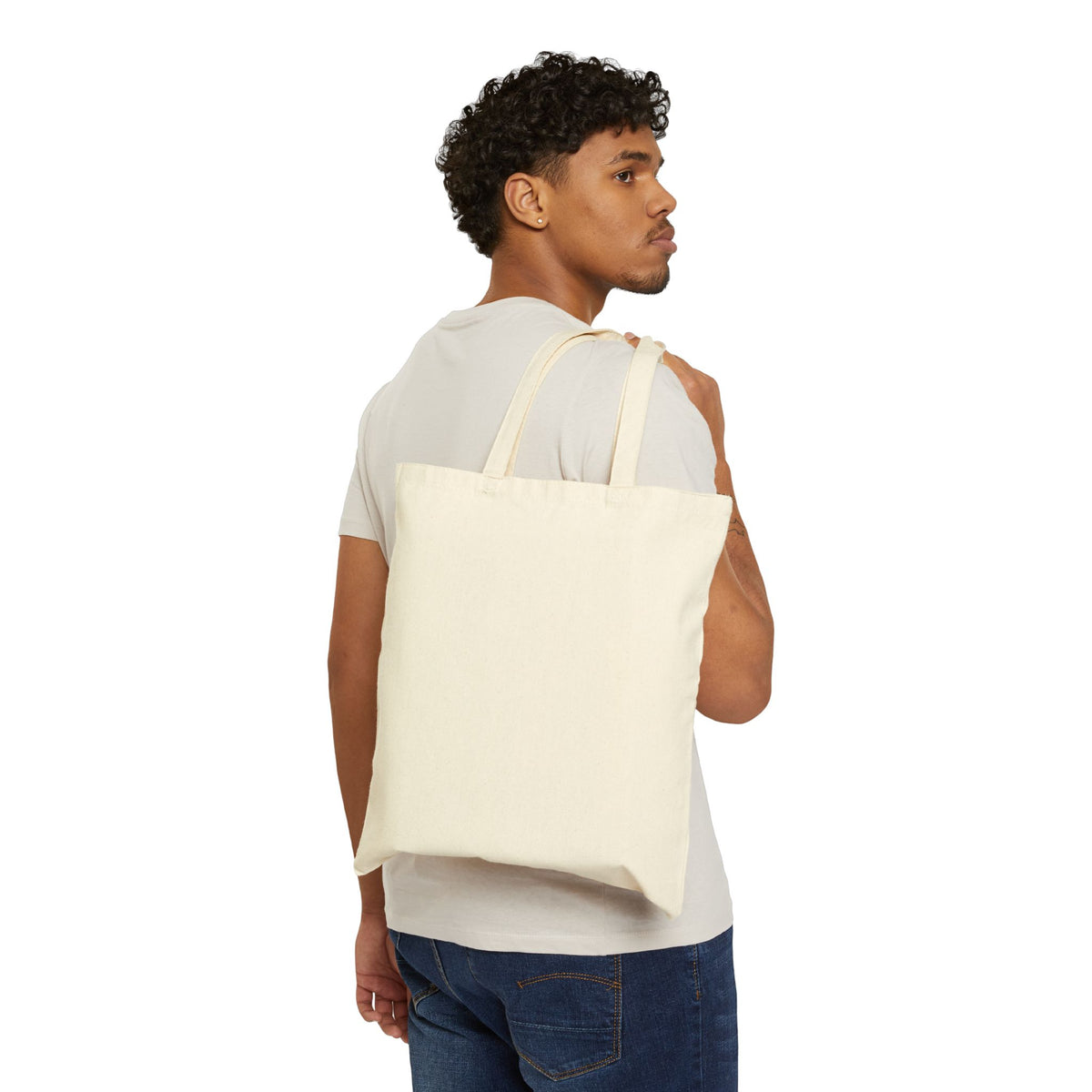 Christmas Jesus Tote Bag — "Jesus Is the Reason for the Season" Canvas Shopper
