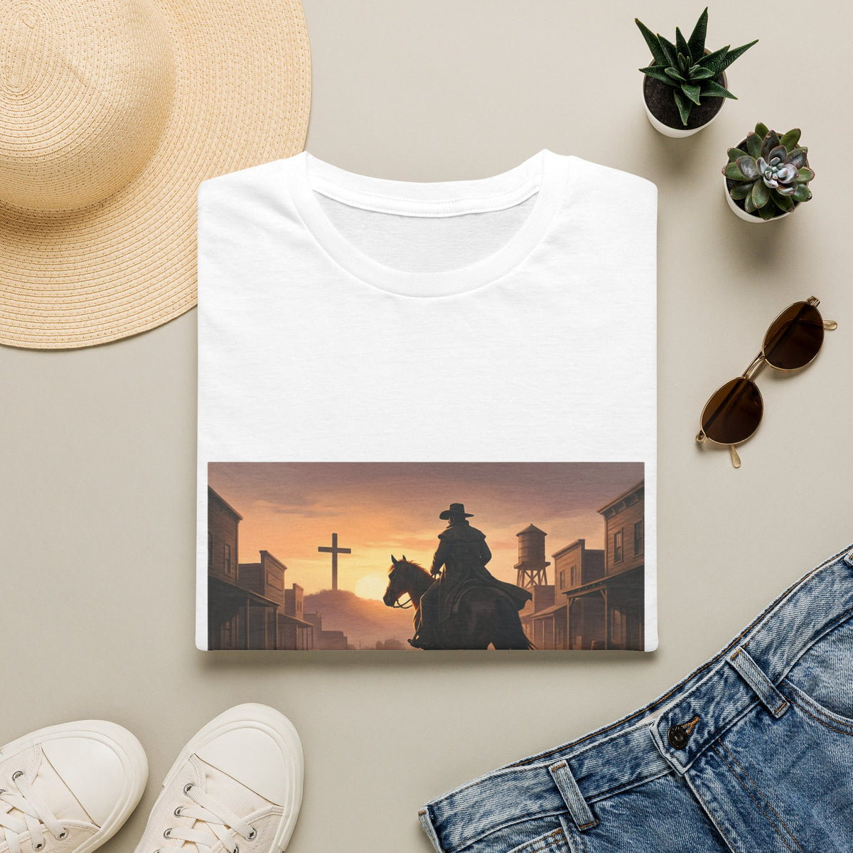 Western Riding on Faith Graphic Tee