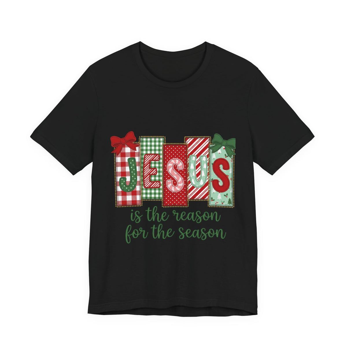 Christmas Jesus Tee - "Jesus Is the Reason for the Season" Holiday Shirt